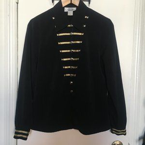 Vintage marching band button down top S